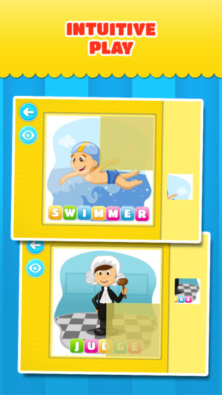 【免費遊戲App】Community Helpers & other Occupations: Puzzles for little children-APP點子