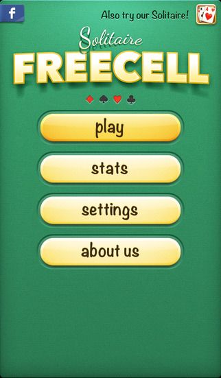 Freecell - Use free cells to move all cards to the top