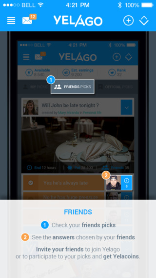 Yelago – Social Gaming App to Challenge your Friend