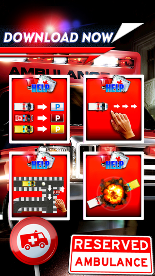 【免費遊戲App】Ambulance Car Parking Free Game-APP點子