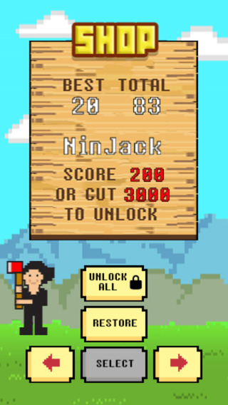 免費下載遊戲APP|LumberJack Cut The Beanstalk: Lumberman Edition - 8 bit Pixel Fun Kids Games PRO app開箱文|APP開箱王