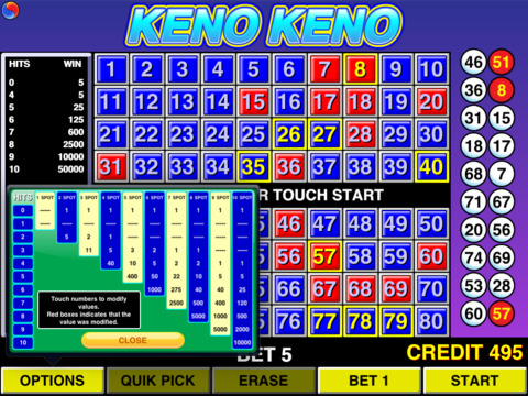 【免費遊戲App】Keno Keno FREE-APP點子