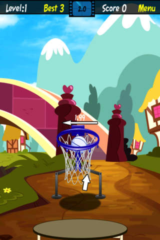 Free Flick It Toss It Throw It Basketball Game screenshot 4