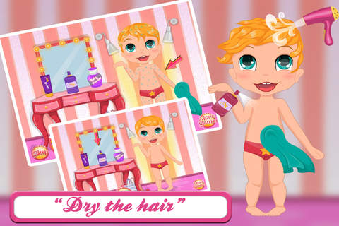 Baby Bath Time: Bathing,Shower,Care,Makeup & Dressup screenshot 3