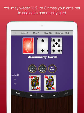 【免費遊戲App】Mississippi Stud Premium - 5 Card Poker Game - Vegas Texas Holdem-APP點子