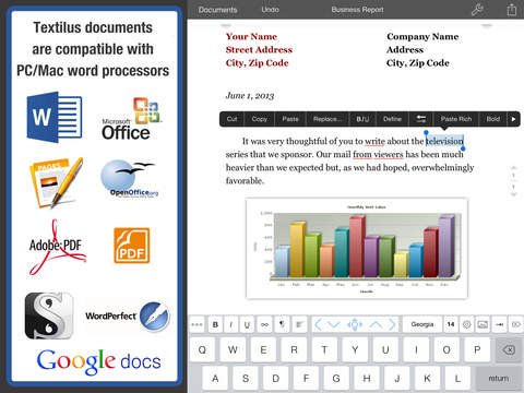 Textilus - Microsoft Word Edition Scrivener Documents PDF Maker