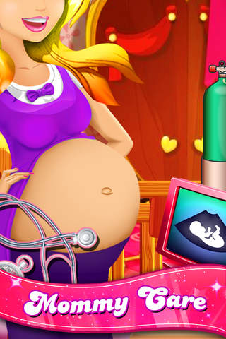 Mommys New-Born Girl Care 5 - My fun baby pregnancy kids game for free screenshot 2