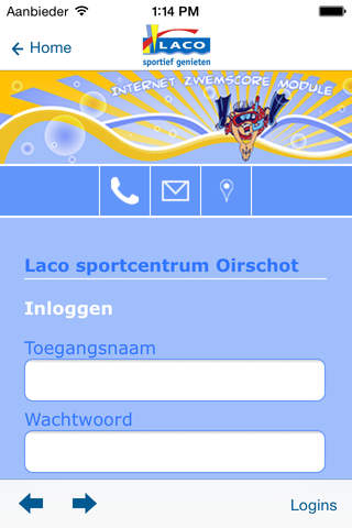 Laco sportcentrum Oirschot screenshot 2
