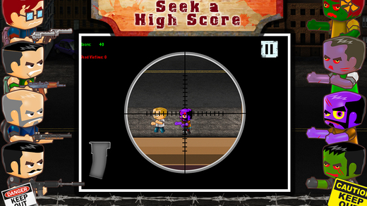 【免費遊戲App】Zombie Block Guy Sniper Shooting Game PRO-APP點子