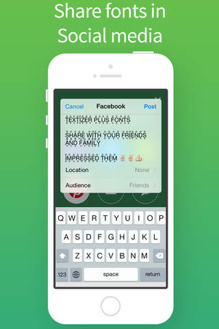 Textizer Plus Pro - Fun for iOS 8 Text Font for Whatsapp, Instagram, Snapchat, Twitter and Telegram Keyboards screenshot 3