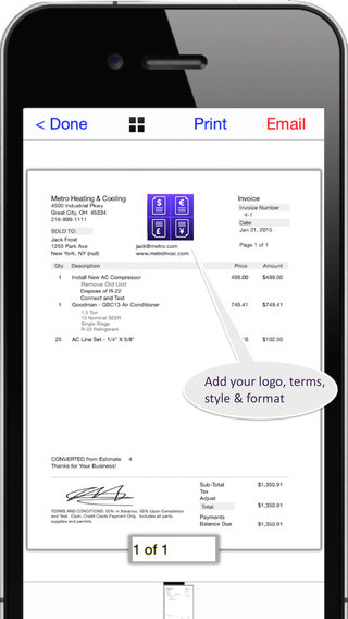 【免費商業App】Invoice Maker 2 Document Creation Tool-APP點子