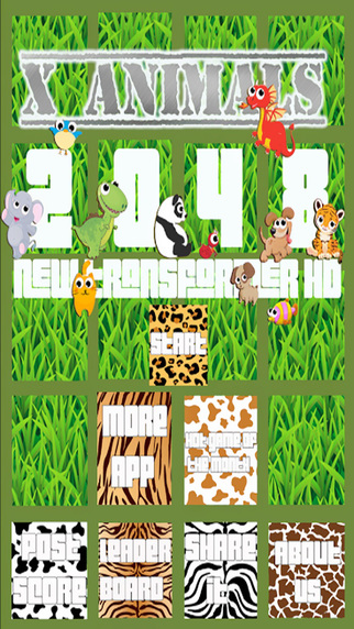 X Animals - 2048 New Pet Mutant Puzzle Game HD