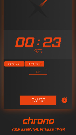 XTIME Fitness Timer for iPhone