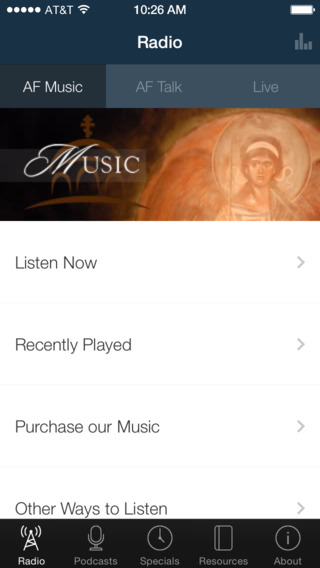 Ancient Faith Radio App