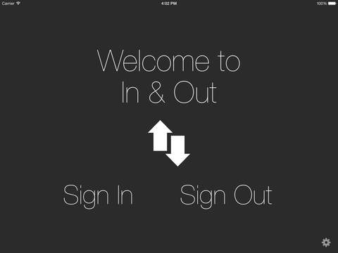 In Out - A Visitor Sign In Solution