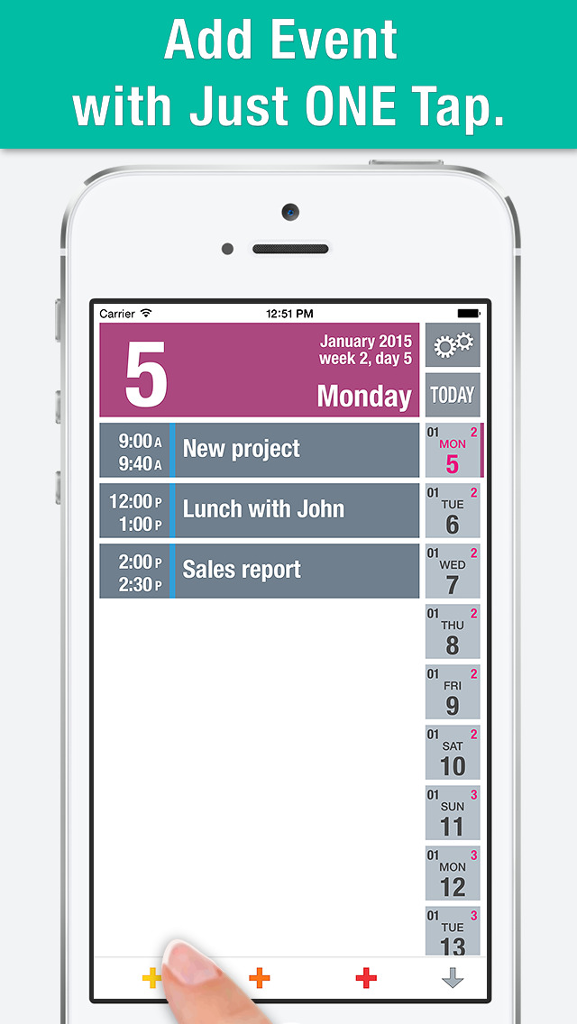 instagramlive | OneTapAdd New Event - ios application