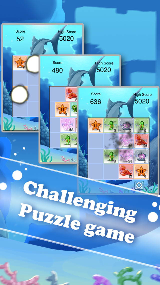 2048 Shark Attack PRO