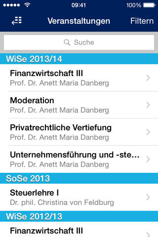 Campusmanagement Uni Paderborn screenshot 2