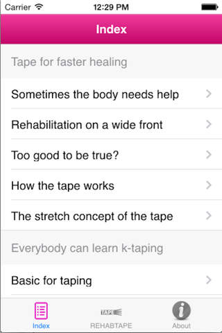 REHABTAPE - Kinesiology Tape screenshot 2