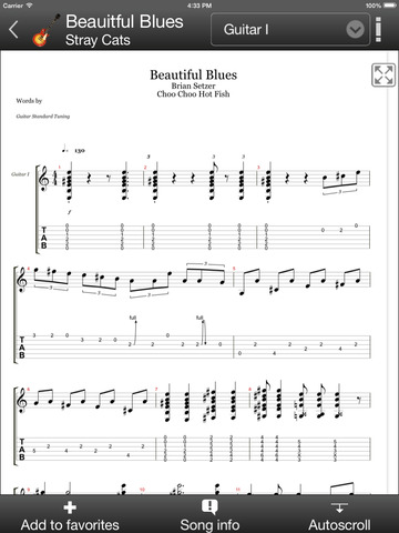 【免費音樂App】GuitarTab - Tabs and chords-APP點子