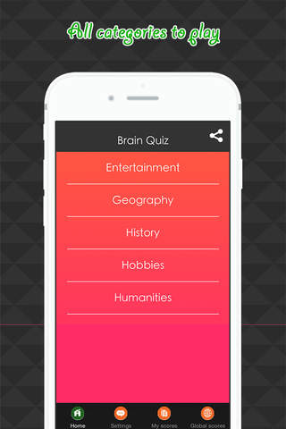 Human Brain Quiz - general knowledge quiz,family trivia,history quiz game,brain trainers screenshot 2