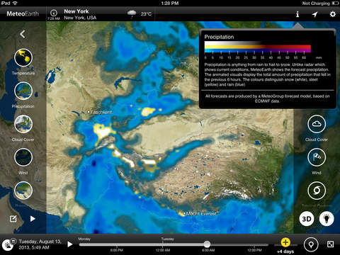 【免費天氣App】MeteoEarth for iPad-APP點子