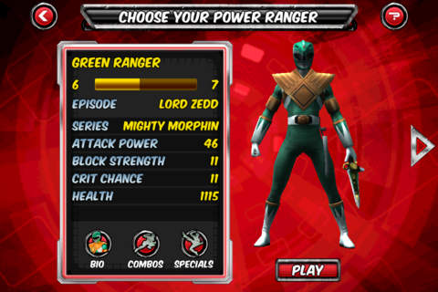 Power Rangers Legends screenshot 2