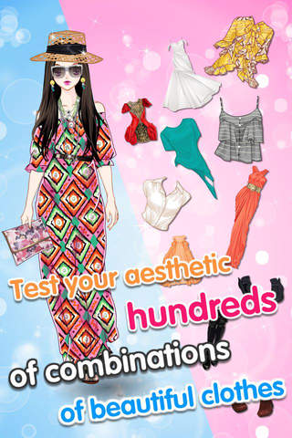 Top Fashion Girl - dress up game for girls screenshot 4