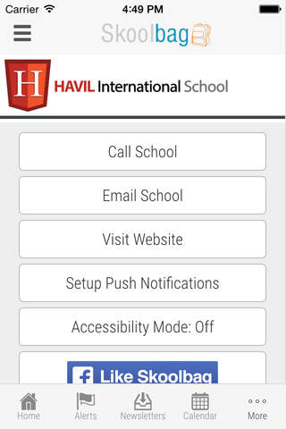 Havil International School - Skoolbag screenshot 4