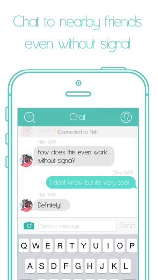 Chat - Use Mesh Networking to chat without signal