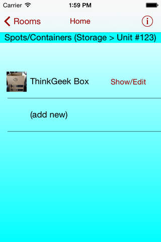 Twii Personal Item Tracker and Moving Organizer screenshot 2