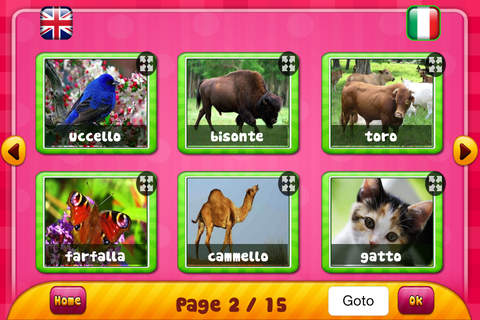 Capretto Animale: Italian - English Animals And Tools for Babies Free screenshot 3
