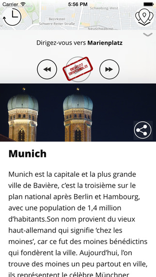 【免費旅遊App】Munich Premium | JiTT Guide de la ville et organisateur de parcours touristiques-APP點子