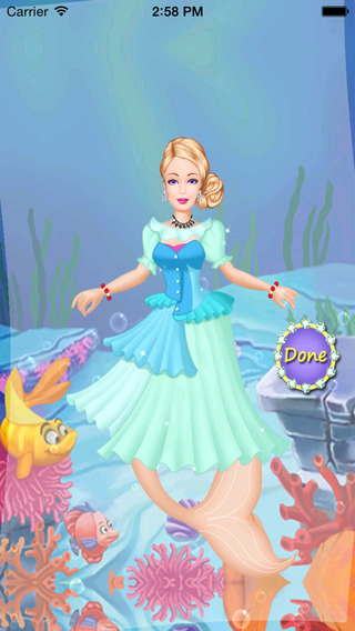 【免費遊戲App】Mermaid Queen Dressup-APP點子