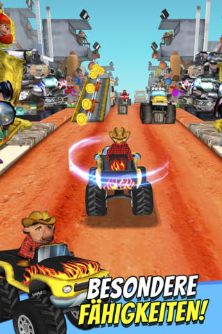 Offroad Monsters . Monster Trucks Simulator Racing Game For Kids Free screenshot 3