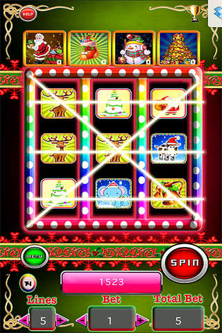 The Mega Christmas Slot Machine For Free screenshot 3