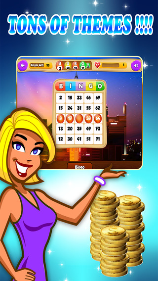 【免費遊戲App】City Of Light Bingo Free - Best 888 Slingo Game-APP點子