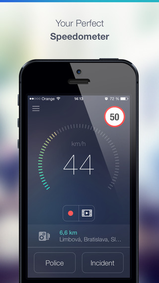 Free GPS Speedometer by Sygic – Speed Limits Speed Cameras HUD Black Box Mileage Tracker