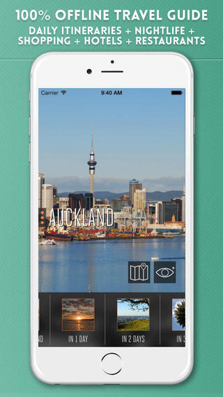 Auckland Travel Guide with Offline City Street and Metro Maps