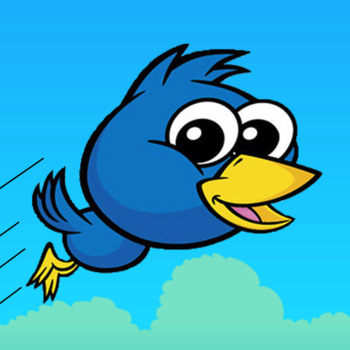 Flap Birdie Free - Blue bird back now LOGO-APP點子