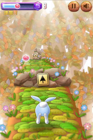 可爱兔子酷跑 - 全民都在玩的无限天际3D跑酷游戏 screenshot 3