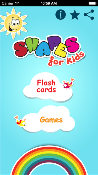 Shapes for Kids and Toddlers : Flashcards Games