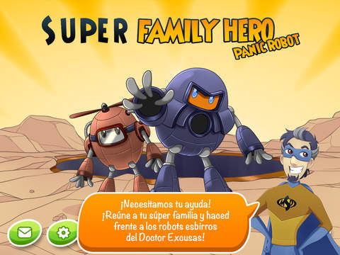 【免費遊戲App】Super Family Hero Panic Robot-APP點子