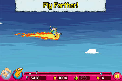 Jumping Finn Turbo - Adventure Time Launcher Game screenshot 3