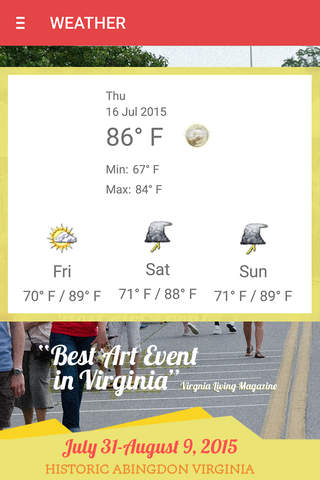 Virginia Highlands Festival 2015 screenshot 4