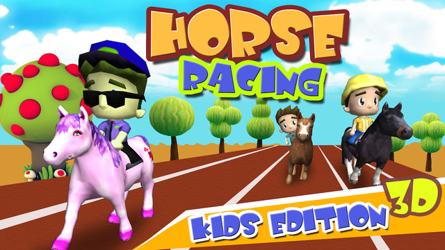 Horse Racing 3D Free Kids Edition