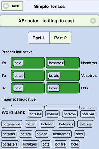 Spanish Grammar and Vocabulary screenshot 3