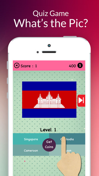 【免費遊戲App】Flag Quiz - World National Images Trivia-APP點子
