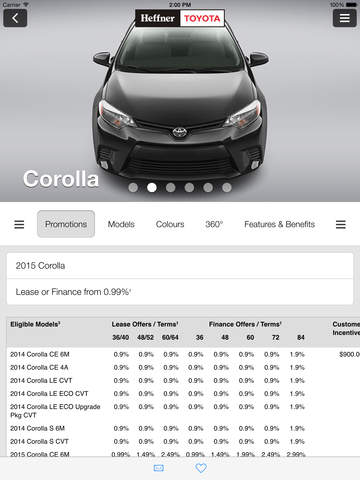 Heffner Toyota for iPad - Kitchener Waterloo Car Dealer screenshot 2