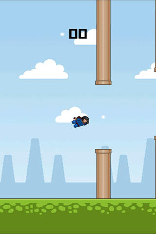 League of Heroes -  A Justice Caped Hero Flappy Crusaders Game screenshot 2